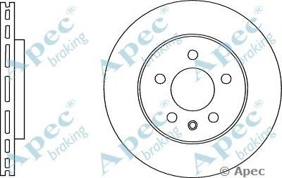 APEC BRAKING dsk2993 -  Тормозной диск
